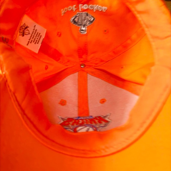 NBA New York Knicks Basketball Hat Strapback Foot Locker Baseball Cap Orange NEW - Picture 3 of 8